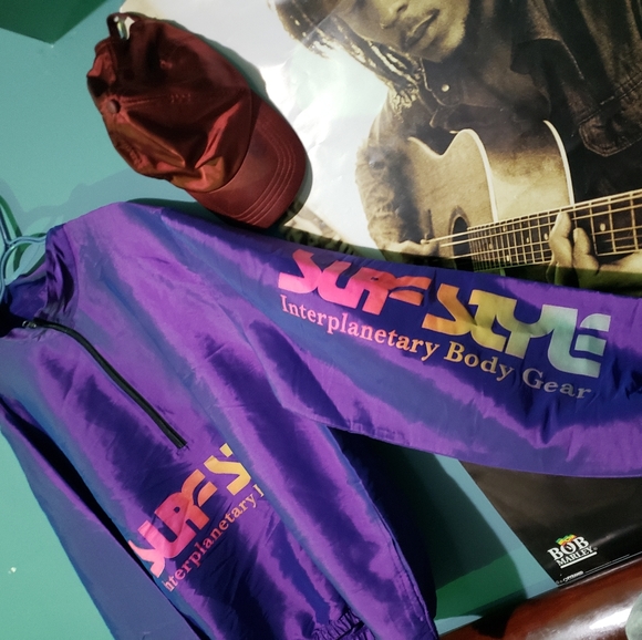 Purple surf Style lightweight Jacket - Picture 2 of 3